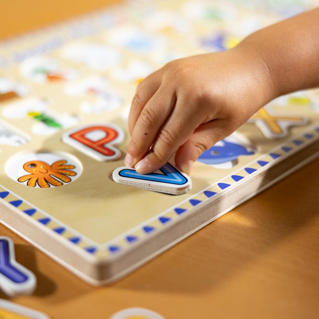 Melissa & Doug Wooden Alphabet