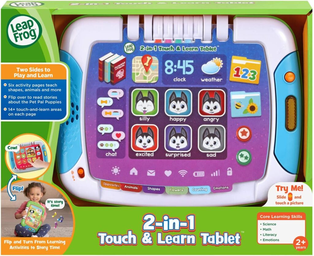 The LeapFrog 2-in-1 Touch & Learn Tablet